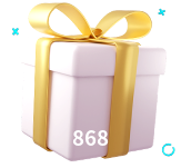 Receba seus bônus de boas-vindas no 868